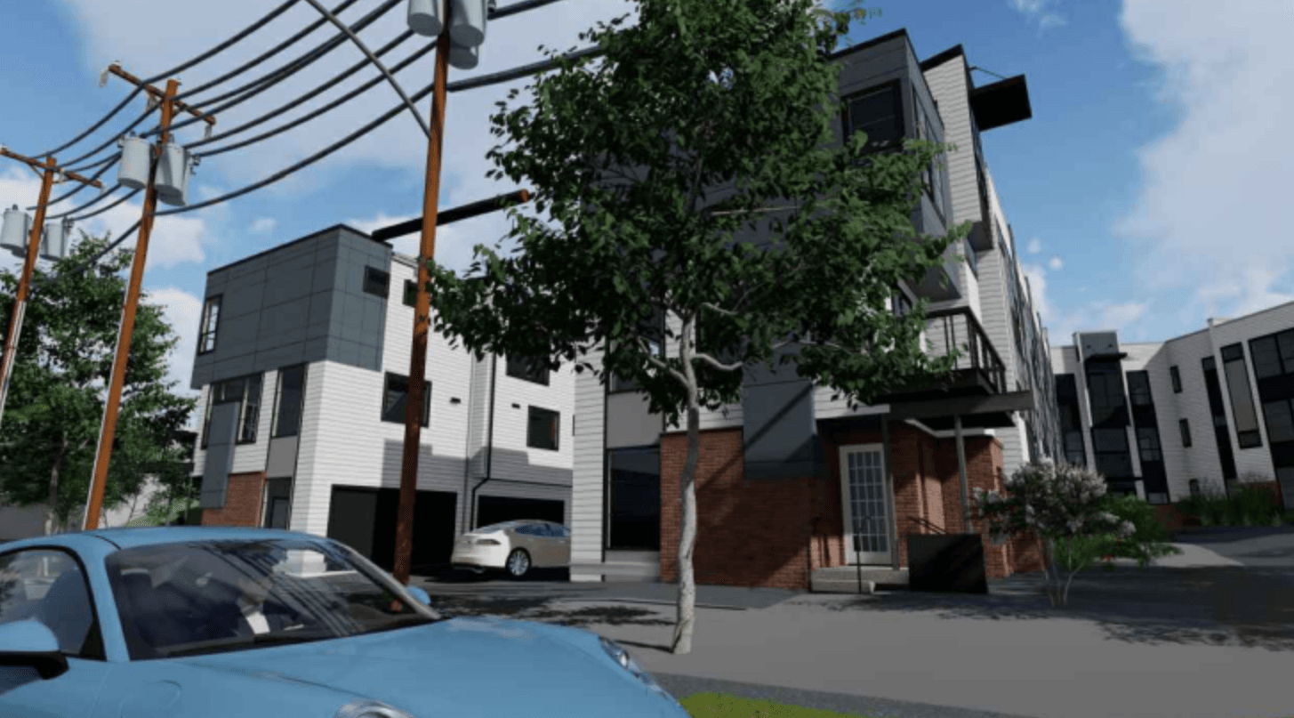 The Collection at Charles Avenue — street rendering
