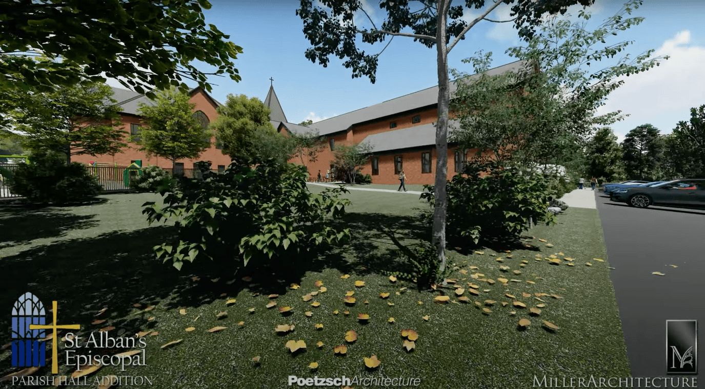 St. Alban's — ground level render